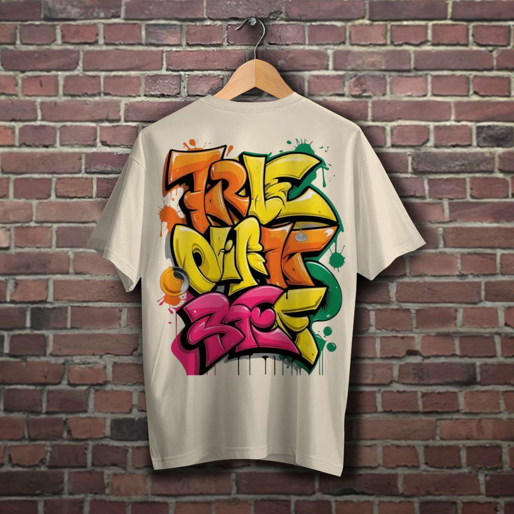 Drip Ink-Oversize Shirt